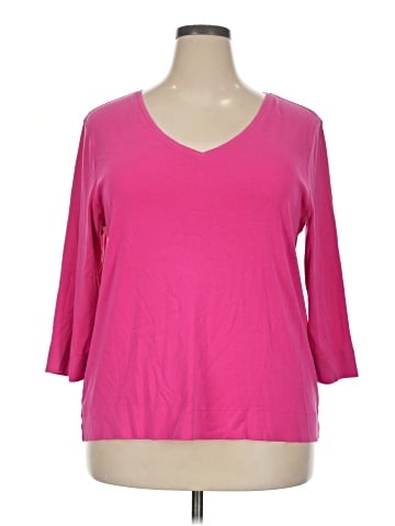 Chico's 3/4 Sleeve T-Shirt (view 1)