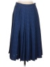 J.Crew 100% Polyester Polka Dots Blue Formal Skirt Size 4 - photo 1