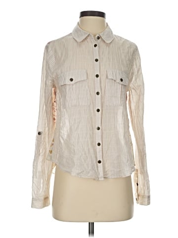 Free People Long Sleeve Button-Down Shirt (view 1)
