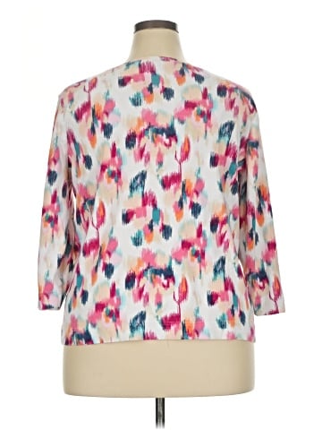 Chico's 3/4 Sleeve T-Shirt (view 2)