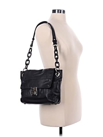 Milly Leather Shoulder Bag (view 2)