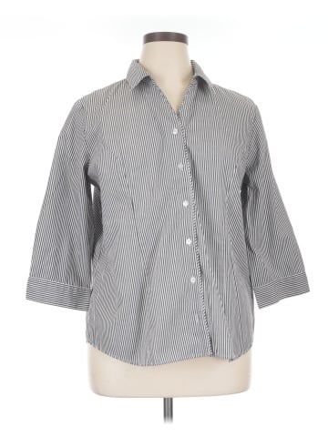 Christopher & Banks 3/4 Sleeve Button-Down Shirt (view 1)