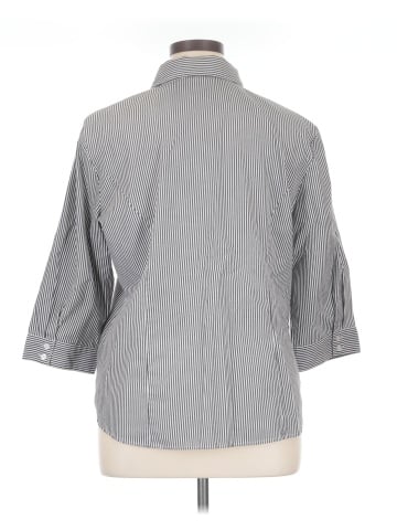 Christopher & Banks 3/4 Sleeve Button-Down Shirt (view 2)