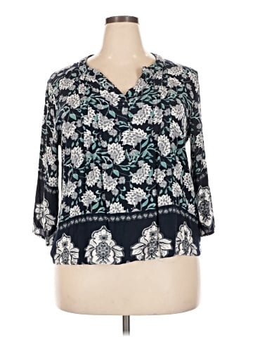 Fun2Fun 3/4 Sleeve Blouse (view 1)