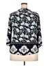 Fun2Fun 100% Rayon Blue 3/4 Sleeve Blouse Size XXL - photo 2