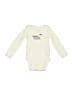 Carter's 100% Cotton Ivory Long Sleeve Onesie 0-3 MO / 3 MO - photo 1