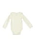 Carter's 100% Cotton Ivory Long Sleeve Onesie 0-3 MO / 3 MO - photo 2