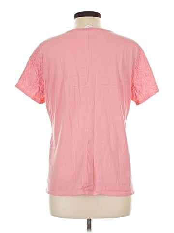 Christopher & Banks Short Sleeve T-Shirt (view 2)