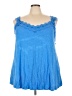 Torrid Blue Tank Top Size 4X Plus (4) - photo 1