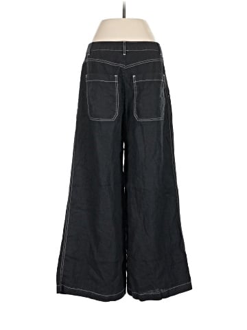 Madewell The Zoe Relaxed Wide Pant in 100% Linen (view 2)