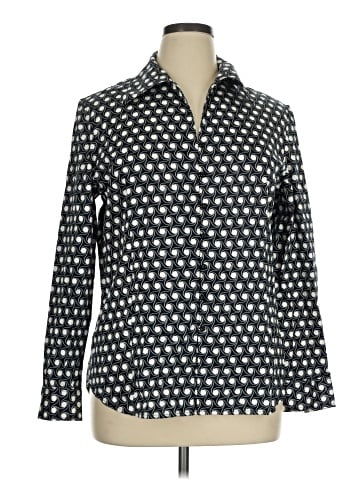 Jones New York Signature Long Sleeve Blouse (view 1)