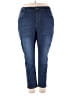 Unbranded Solid Blue Jeans Size 4XL - photo 1