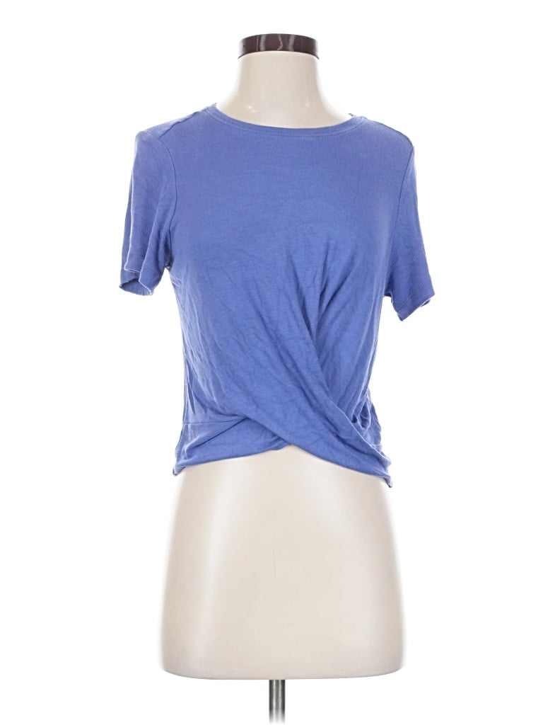 Pre-owned Marine Layer Short Sleeve T-shirt In Blue