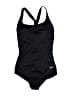 Speedo Solid Black One Piece Swimsuit Size S - photo 1