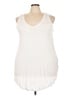 Torrid White Tank Top Size 4X Plus (4) - photo 1