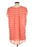 Stylus 100% Polyester Orange Short Sleeve Blouse Size XL - photo 2