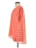 Stylus 100% Polyester Orange Short Sleeve Blouse Size XL - photo 5
