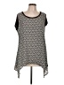 Sunny Leigh 100% Polyester Gray Sleeveless Blouse Size L - photo 1