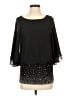 MSK 100% Polyester Black 3/4 Sleeve Blouse Size S - photo 1