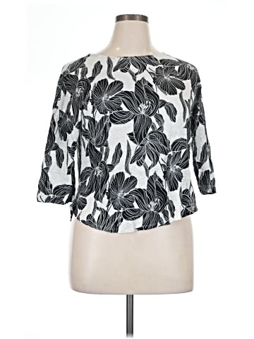 Tahari 3/4 Sleeve T-Shirt (view 1)