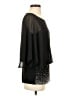 MSK 100% Polyester Black 3/4 Sleeve Blouse Size S - photo 4