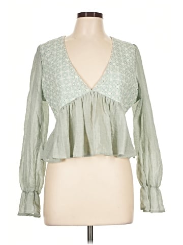 Saints & Hearts Long Sleeve Blouse (view 1)