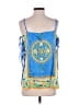 ALEMAIS Blue Sleeveless Blouse Size S - photo 2