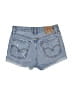 Levi's 100% Cotton Blue Denim Shorts Size 28 waist - photo 2