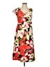 Halston Tropical Red Cocktail Dress Size 10 - photo 1
