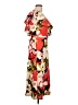 Halston Tropical Red Cocktail Dress Size 10 - photo 4