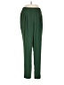 Lands' End 100% Polyester Solid Green Casual Pants Size 4 - photo 1