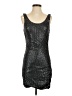 Theory Metallic Silver Cocktail Dress Size S - photo 1
