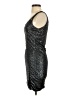 Theory Metallic Silver Cocktail Dress Size S - photo 5