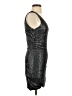 Theory Metallic Silver Cocktail Dress Size S - photo 4