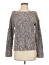 Lord & Taylor 100% Cotton Tweed Gray Pullover Sweater Size S - photo 1
