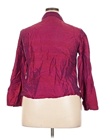 Travelsmith 3/4 Sleeve Silk Top (view 2)