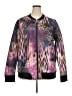 Bebe Sport Print Purple Jacket Size 3X - photo 1