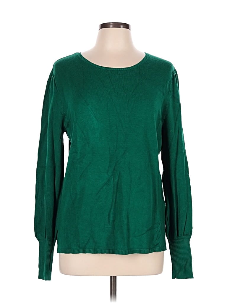 Pre-owned Cato Pullover Sweater In Green