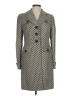 Ann Taylor LOFT Polka Dots Gray Coat Size 6 - photo 1