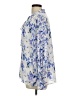 Unbranded Floral Blue Long Sleeve Blouse Size L - photo 5