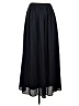 H&M 100% Polyester Solid Black Formal Skirt Size XS - photo 1