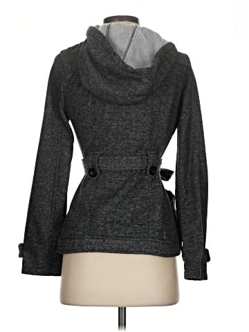 Black Rivet Coat (view 2)