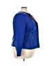 INC International Concepts 100% Polyester Color Block Blue Jacket Size 3X - photo 4
