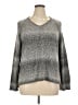 Style&Co Metallic Gray Pullover Sweater Size XL - photo 1
