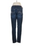 Express Jeans 100% Spandex Solid Blue Jeans Size 8 - photo 2