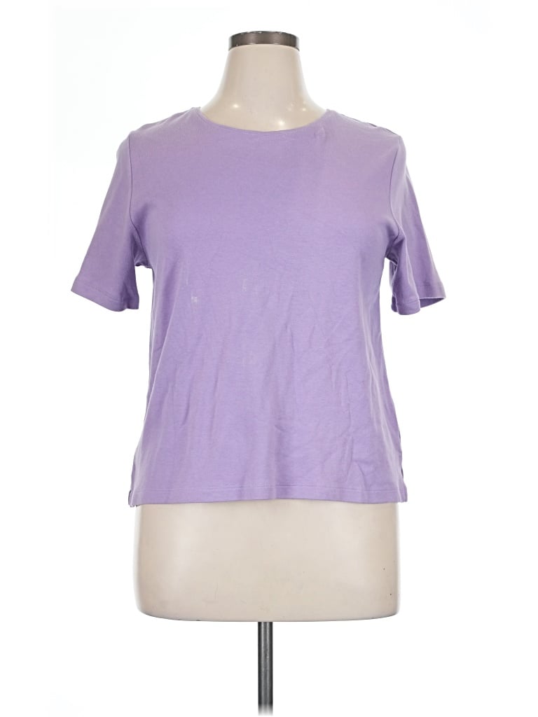Pre-owned Appleseeds Short Sleeve T-shirt In Purple