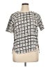 H&M Ivory Short Sleeve Blouse Size 14 - photo 1