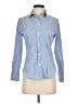 J.Crew Stripes Blue Long Sleeve Button-Down Shirt Size 2 - photo 1