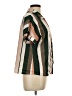 Shein Stripes Brown Short Sleeve Blouse Size 12 - photo 4