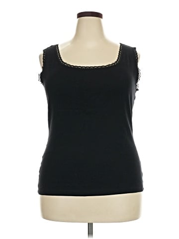 JM Collection Sleeveless Top (view 1)